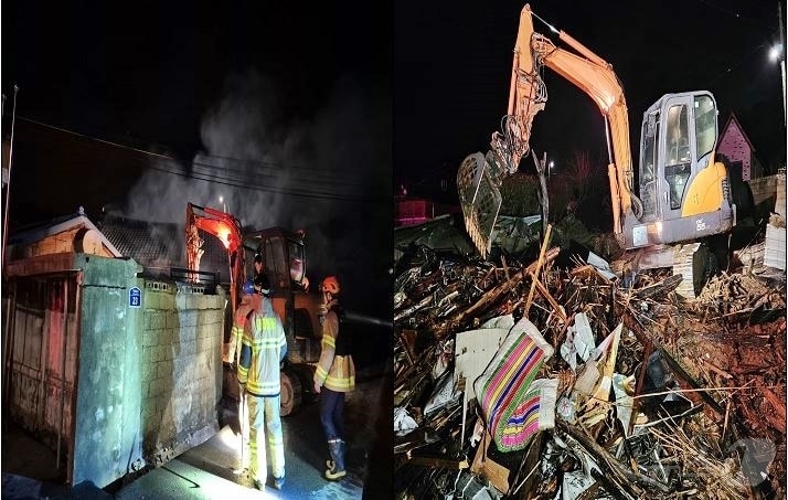 정읍시가 최근 발생한 주택 아궁이 화재와 화목보일러 과열로 인한 피해 주민들에게 지원금을 지급하며 생활 안정을 돕는다.(정읍시 제공. 재판매 및 DB금지)2025.2.24/뉴스1