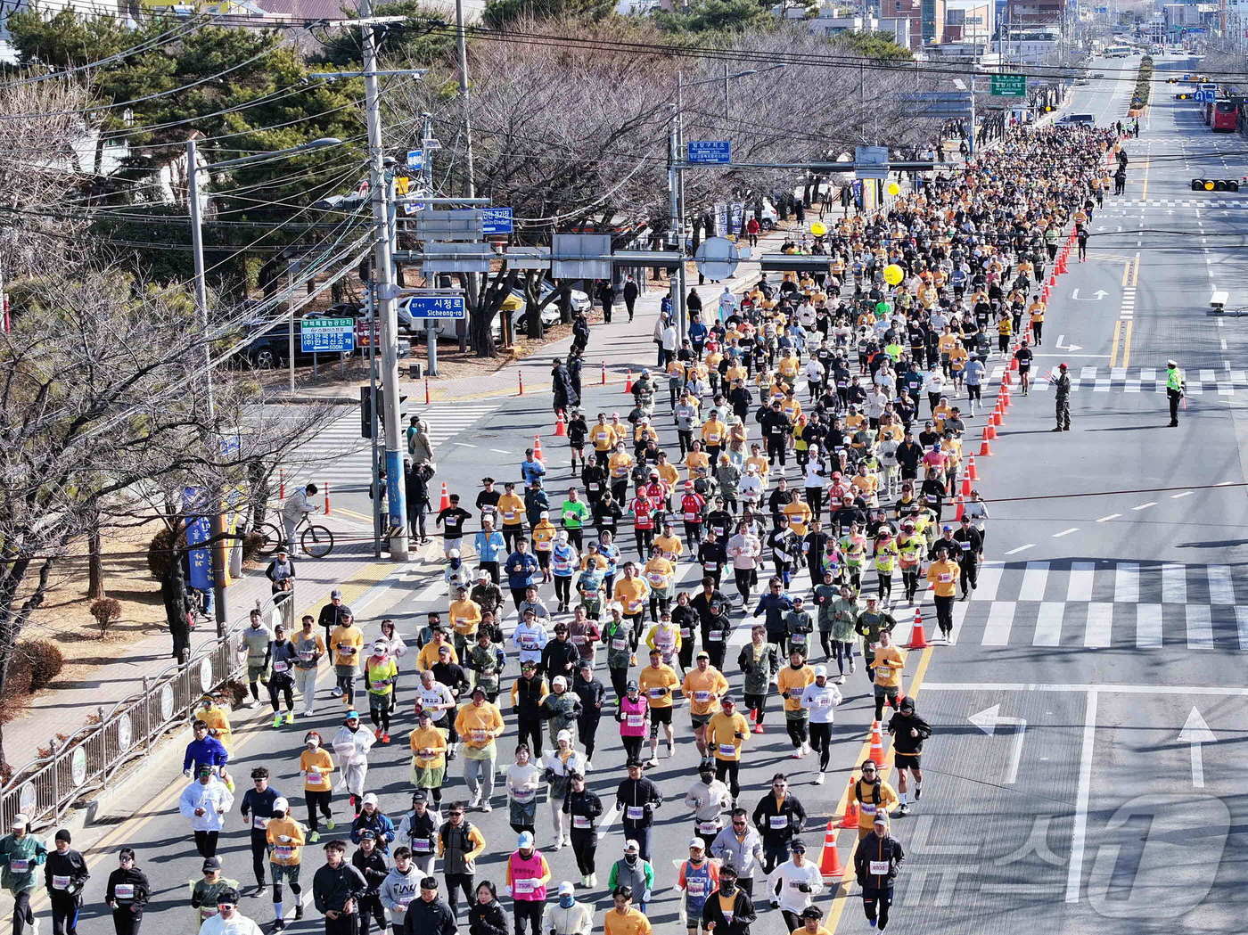 23일 열린 밀양아리랑마라톤대회가 성황리에 마무리 됐다. 사진은 마라톤 대회 모습.(밀양시 제공. 재판매 및 DB금지)