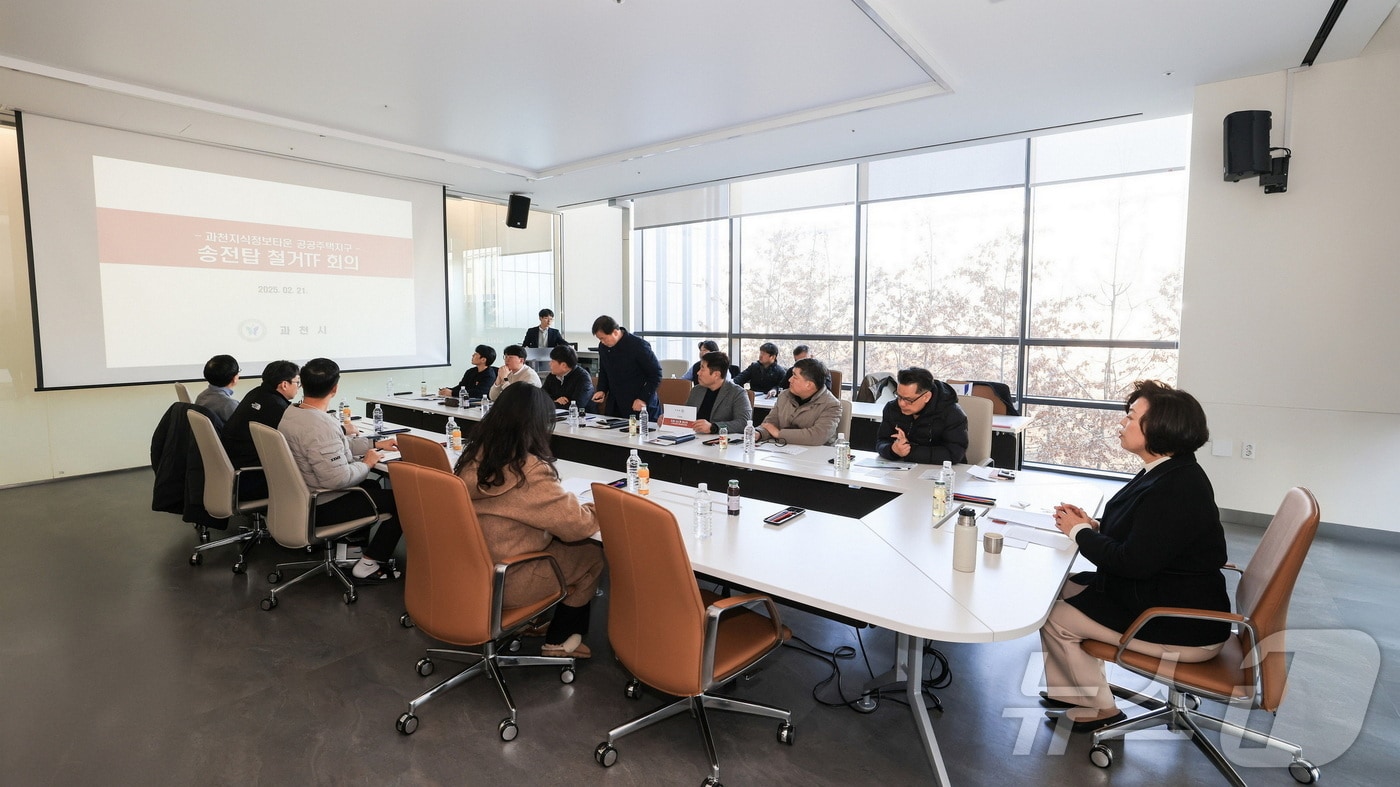 민관공 전담반 회의.(과천시 제공.DB 및 재판매 금지)