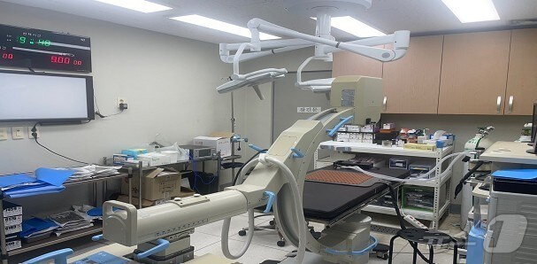 야생동물치료센터 수술실 전경(낙동강하구에코센터 제공. 재판매 및 DB 금지)