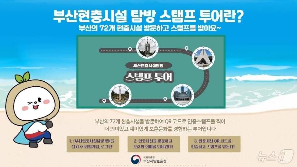 부산 현충시설 탐방 스태프 투어 안내 포스터.(부산지방보훈청 제공. 재판매 및 DB 금지)