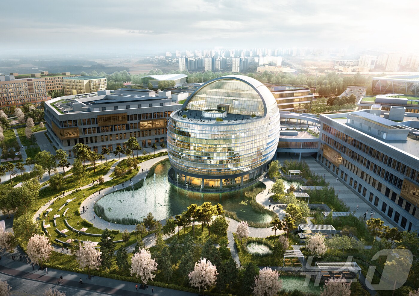 한국에너지공과대학교 조감도.(켄텍 제공, 재배포 및 DB 금지) /뉴스1