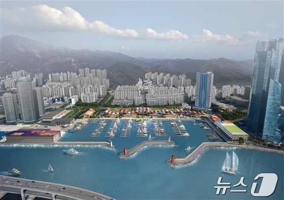 수영만 요트경기장 조감도.(부산시청 제공. 재판매 및 DB 금지))