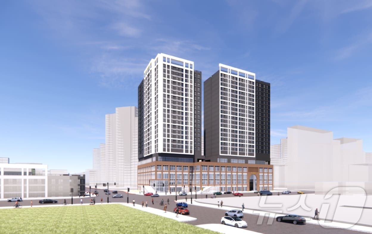 서울 장위동 공공지원민간임대주택 사업 투시도.(HXD화성개발 제공. 재판매 및 DB 금지)