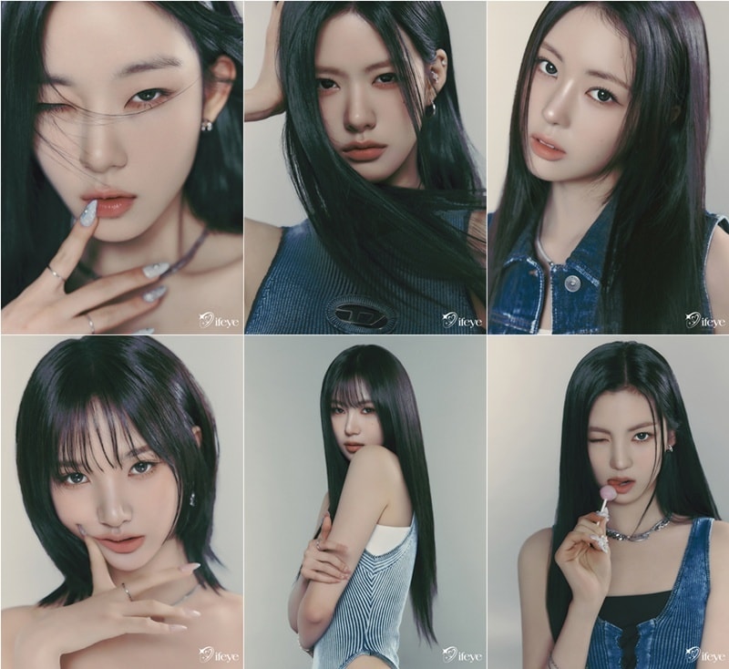 (왼쪽 위부터 시계방향으로) 카시아, 라희, 원화연, 미유, 태린, 사샤/ 사진 제공=하이헷엔터테인먼트