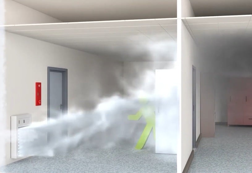 제연댐퍼 기능(한국소방안전원 유튜브)