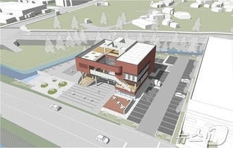 울주군 상북농공단지 복합문화센터 건축 설계공모 당선작 선정 조감도.