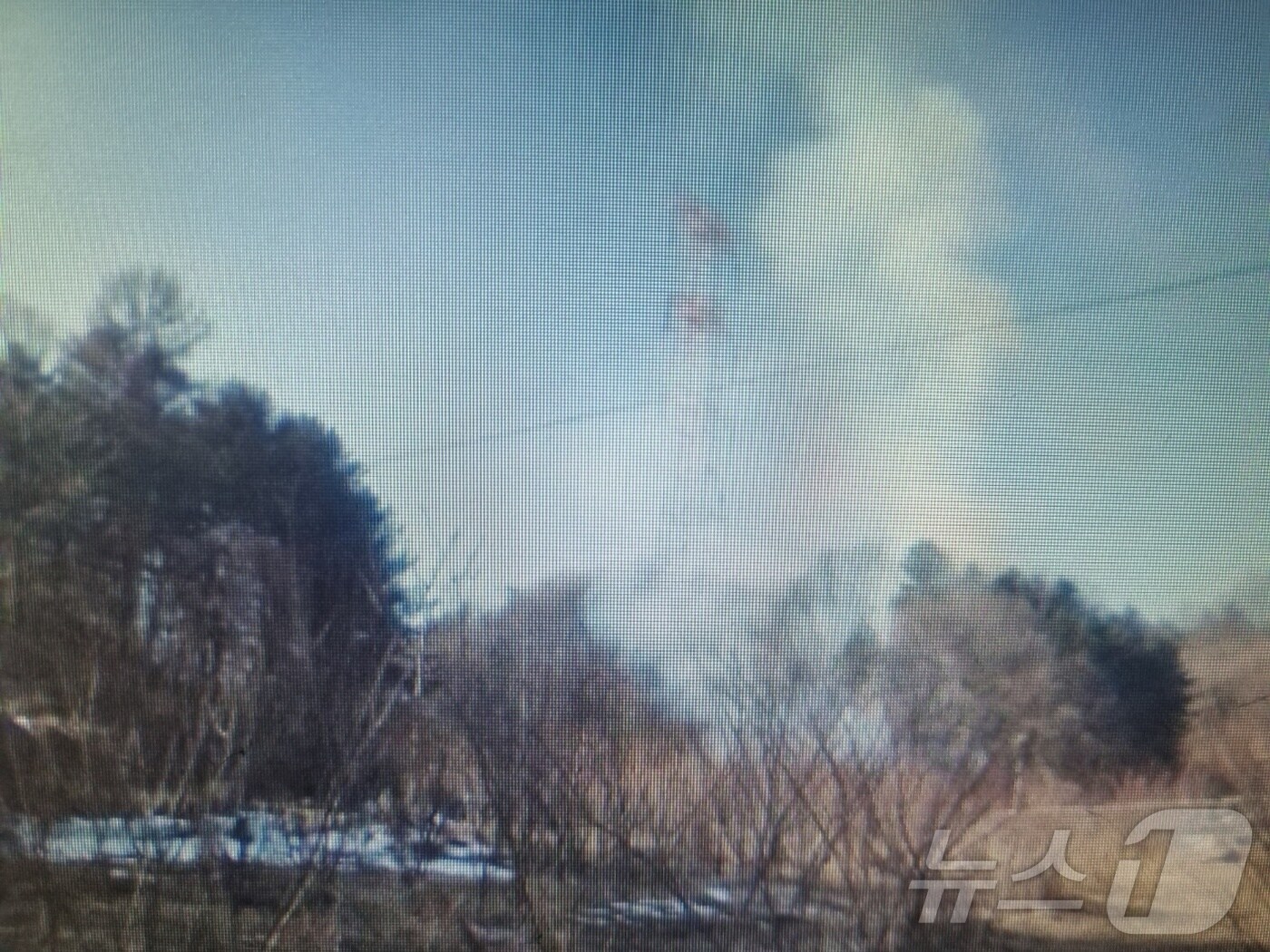 강원 횡성 공근면 부창리 산불 현장.(뉴스1 DB)