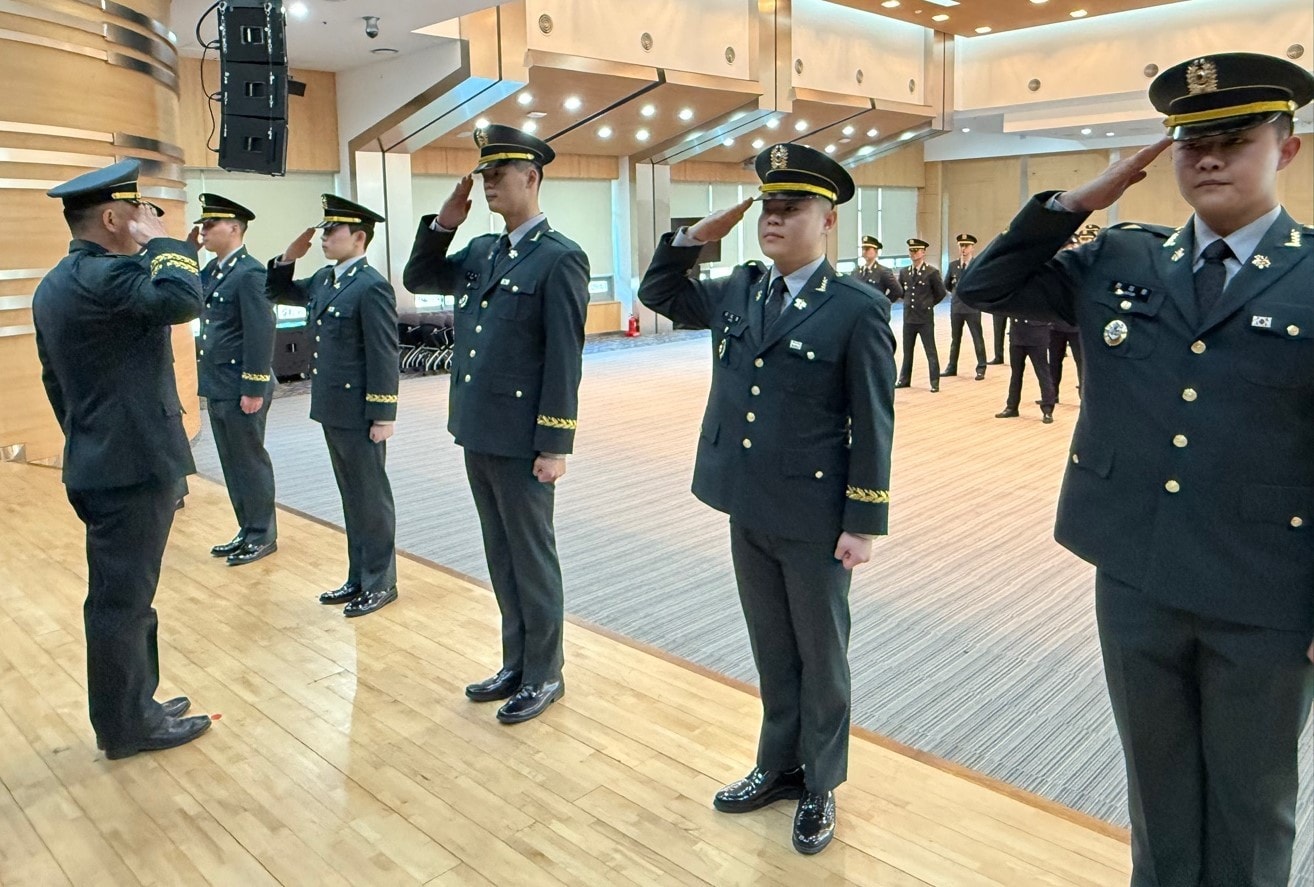 소위 임관한 상명대 학군단 장교들. (상명대 제공. 재판매 및 DB금지)/뉴스1