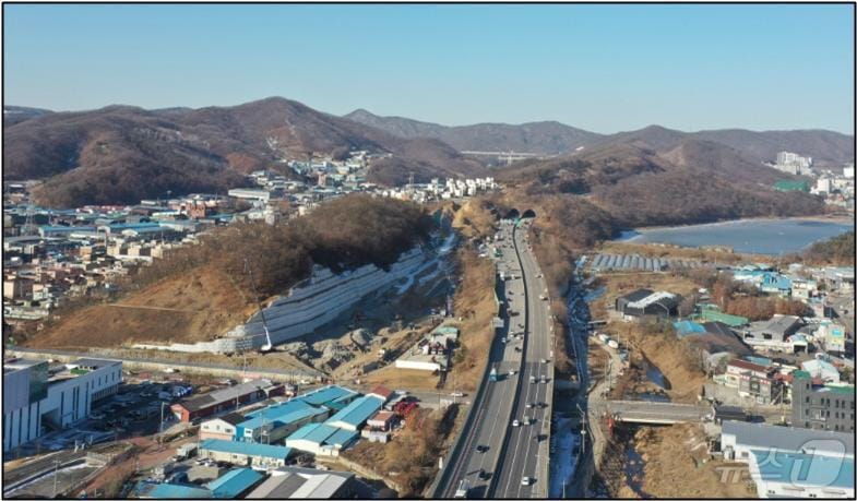 성남~장호원 자동차전용도로 전경.(광주시 제공)
