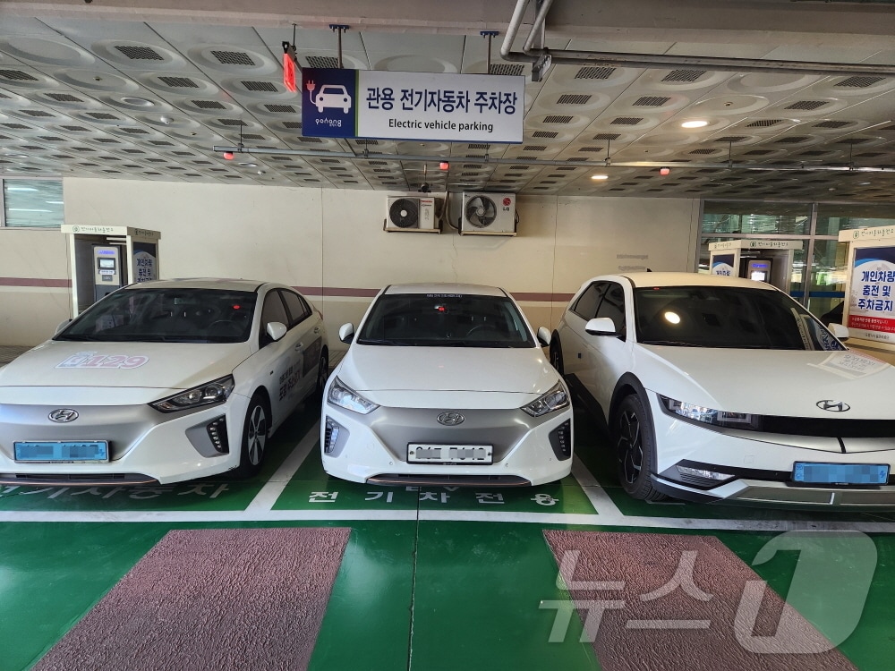 3일 경북 포항시가 올 상반기에 친환경전기자동차 민간 및 공공부분 보급 사업을 실시한다. 사진은 포항시 공공 전기차 모습.(포항시제공)