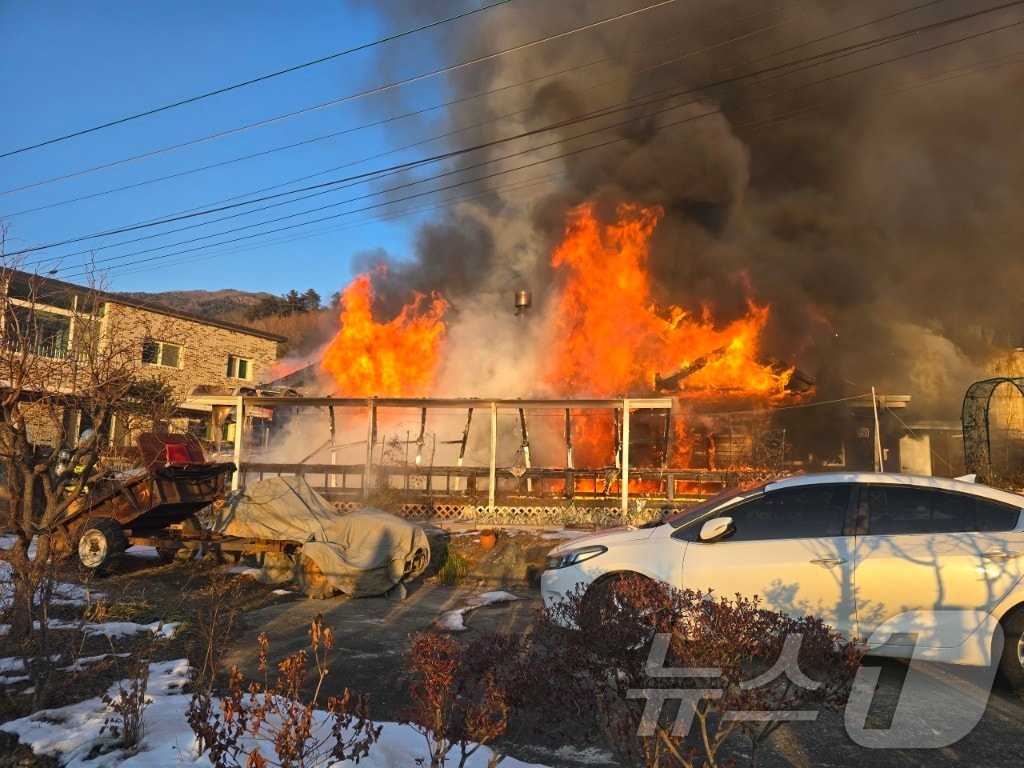 화재 현장 모습.(경기도소방재난본부 제공)