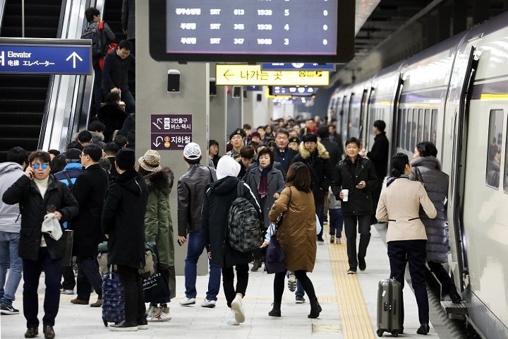 수서역 SRT 모습.(SR 제공)