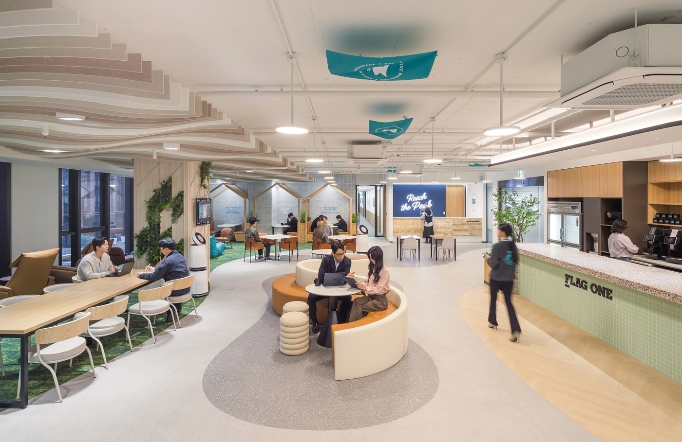 플래그원 마곡캠프 공유 라운지./D&O 제공