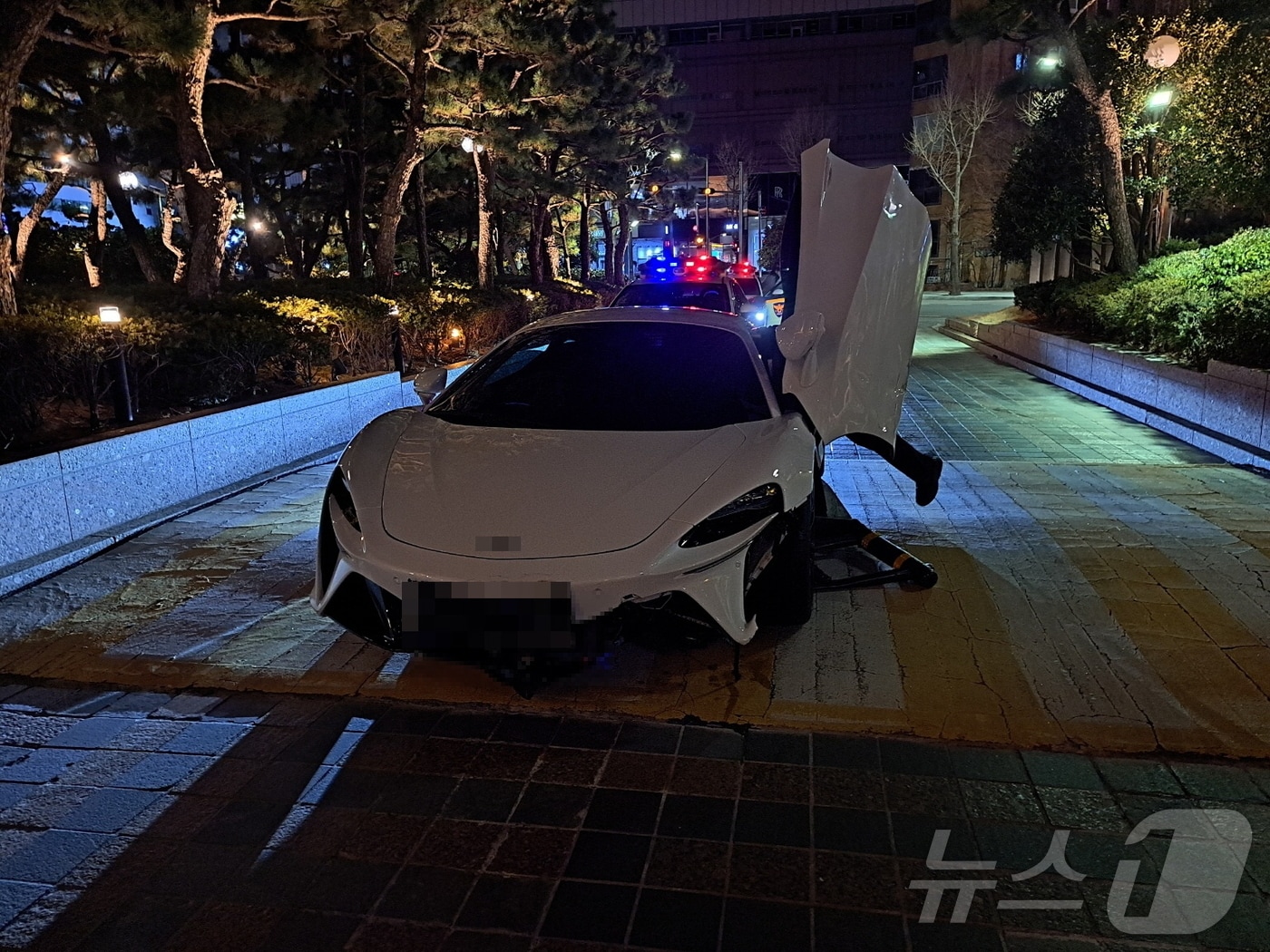 사고 현장.(부산경찰청 제공) 