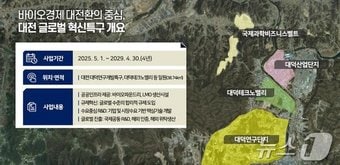 대전 글로벌 혁신특구 개요.(대전테크노파크 제공)/뉴스1 ⓒ News1 