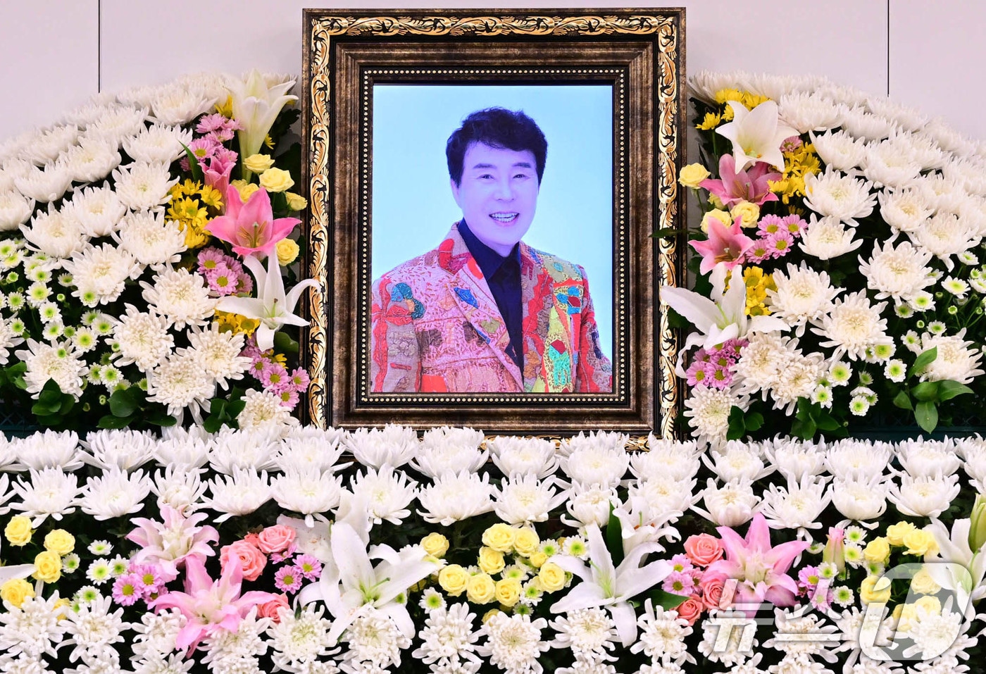 7일 서울 종로구 서울대학교병원 장례식장에 '국민 트로트 가수' 고 송대관의 빈소가 마련돼 있다. 2025.2.7/뉴스1 ⓒ News1 사진공동취재단