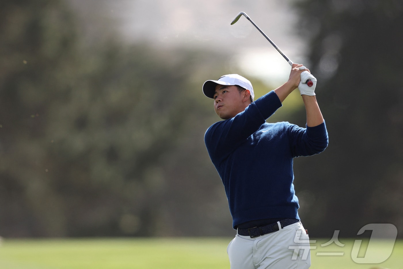 미국프로골프&#40;PGA&#41; 투어의 김주형. ⓒ AFP=뉴스1