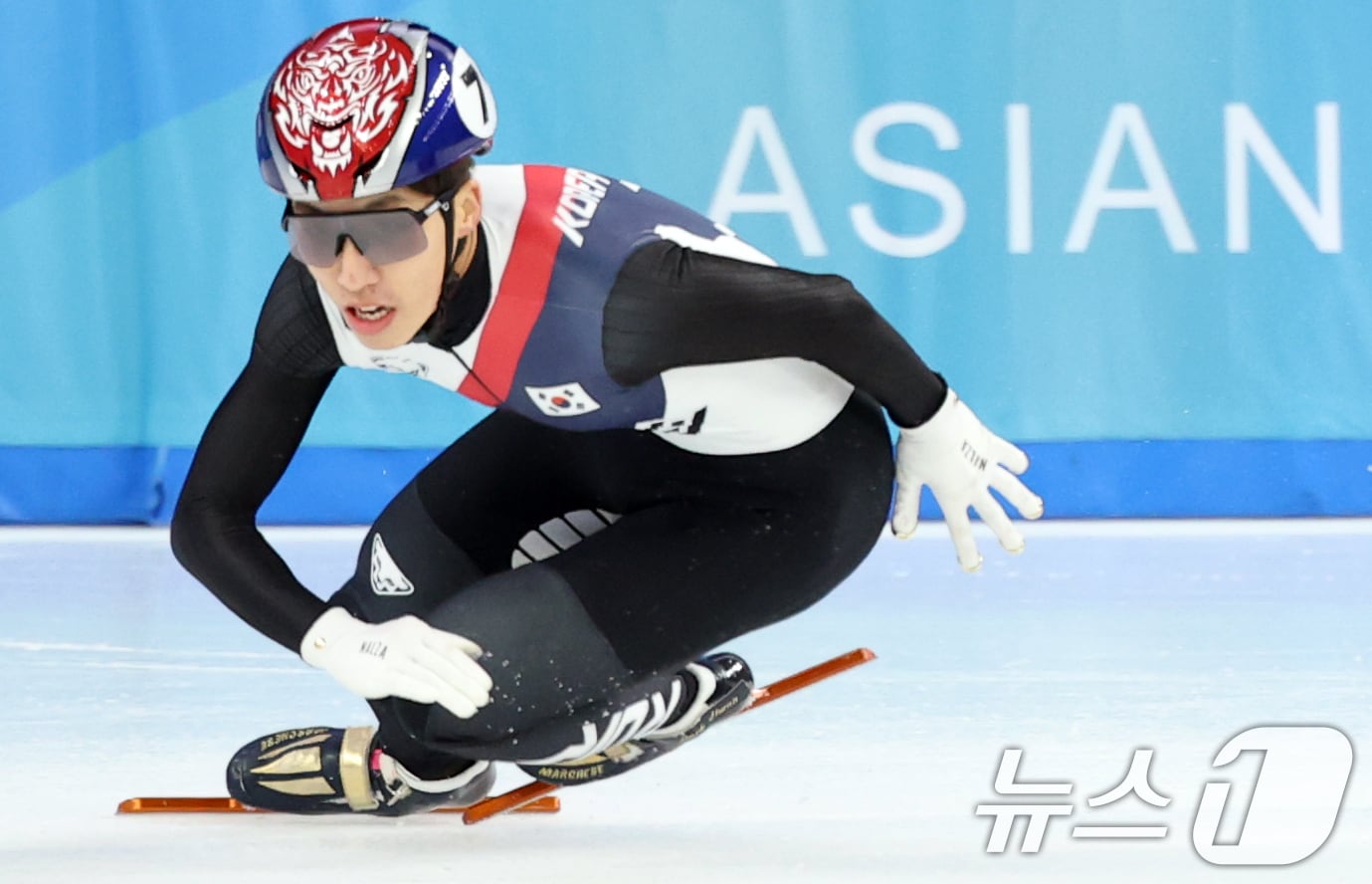 쇼트트랙의 박지원. /뉴스1 ⓒ News1 이승배 기자