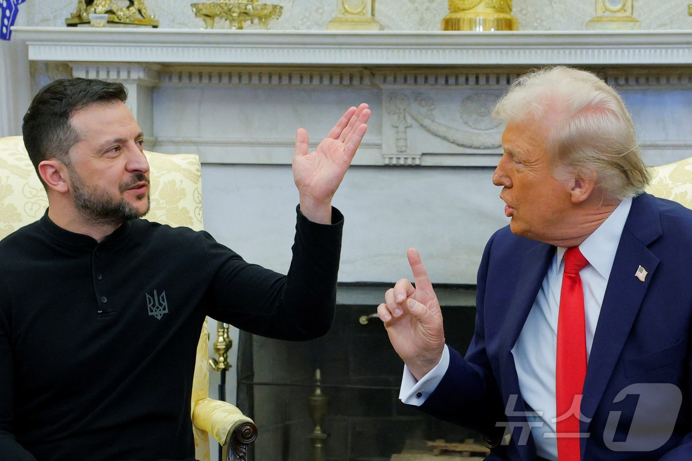 도널드 트럼프 미국 대통령&#40;우&#41;과 볼로디미르 젤렌스키 우크라이나 대통령. ⓒ 로이터=뉴스1 ⓒ News1 류정민 특파원
