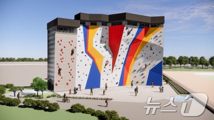 파주 인공암벽장 투시도. (파주시 제공, 재판매 및 DB금지)