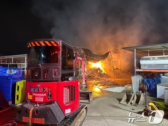  화재 현장(청주동부소방서 제공. 재판매 및 DB금지)