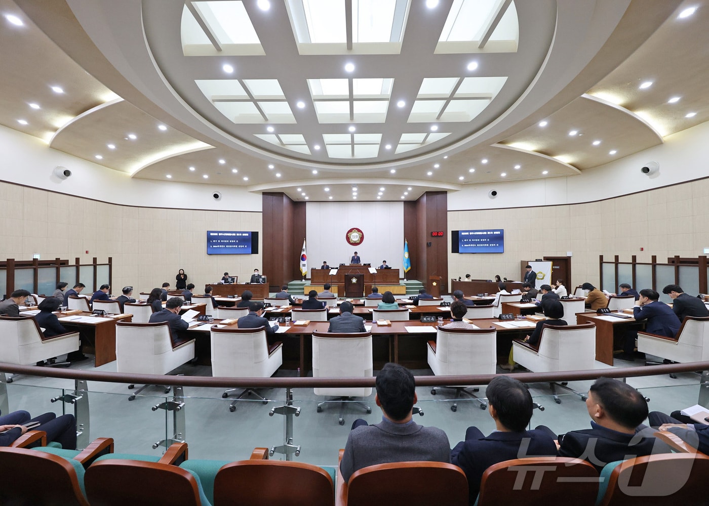 강원 원주시의회가 10일부터 14일까지 제256회 임시회를 열고, 41건의 안건 심의를 위한 일정을 소화한다. (원주시의회 제공. 재판매 및 DB금지) 2025.3.10/뉴스1