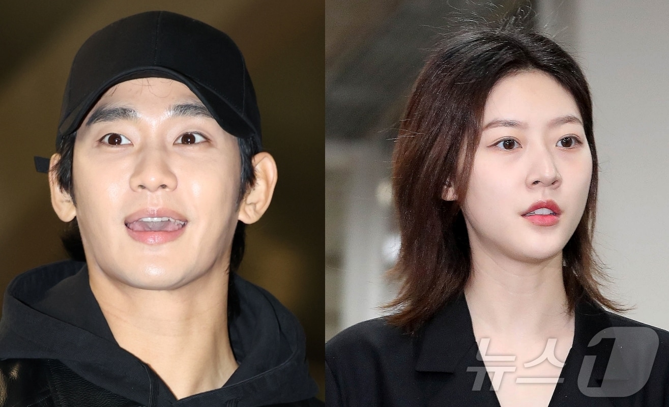 배우 김수현, 고(故) 김새론. ⓒ 뉴스1