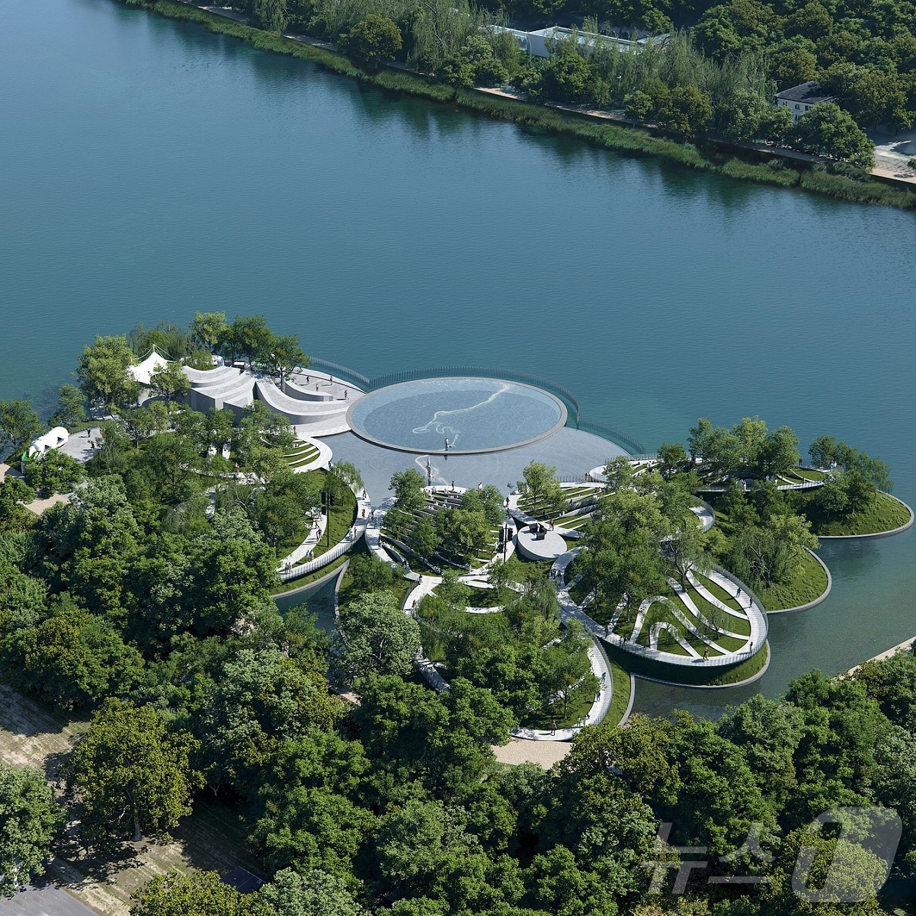 대구 수성못 수상공연장 최종 당선작 조감도(재판매 및 DB 금지)