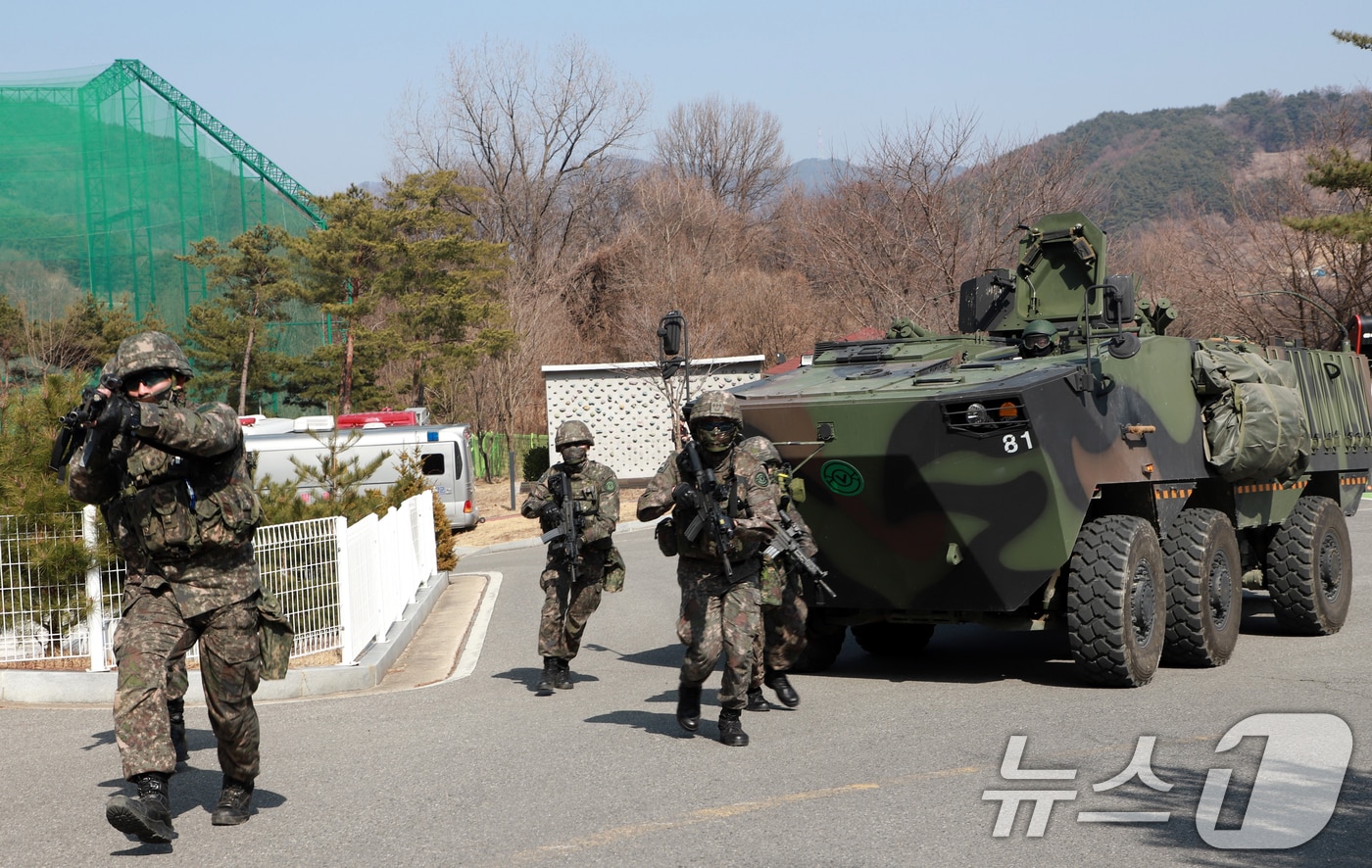 육군 50사단은 오는 24일까지 대구·경북 일원에서 여단 전술훈련평가를 실시한다.  (육군 50사단제공, 재판매 및 DB 금지)
