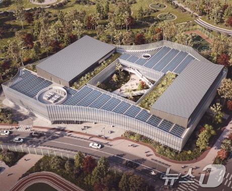 운정 다누림 노인장애인복지관 조감도. (파주시 제공, 재판매 및 DB금지)