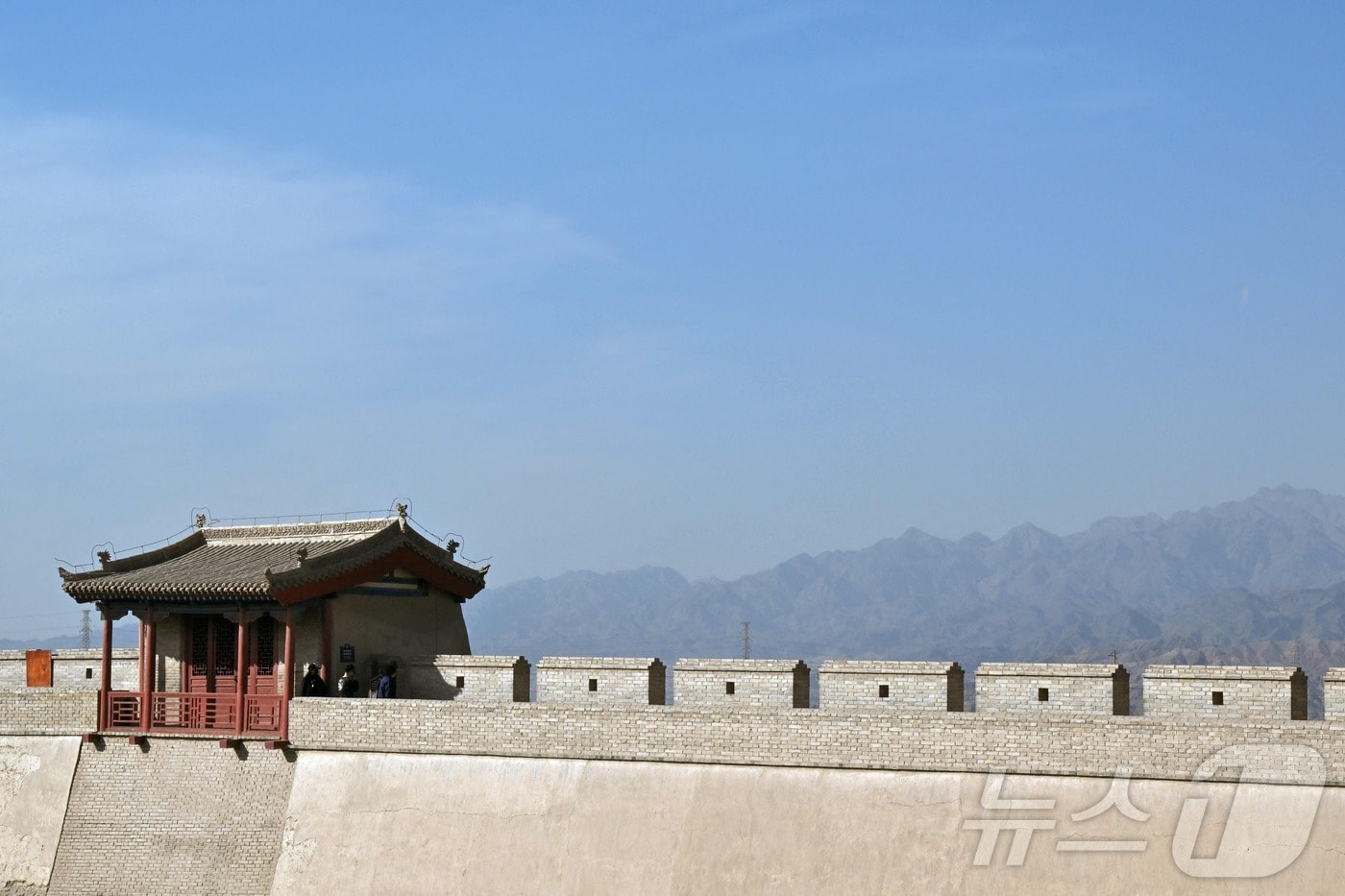 만리장성 서쪽 끝. ⓒ AFP=뉴스1