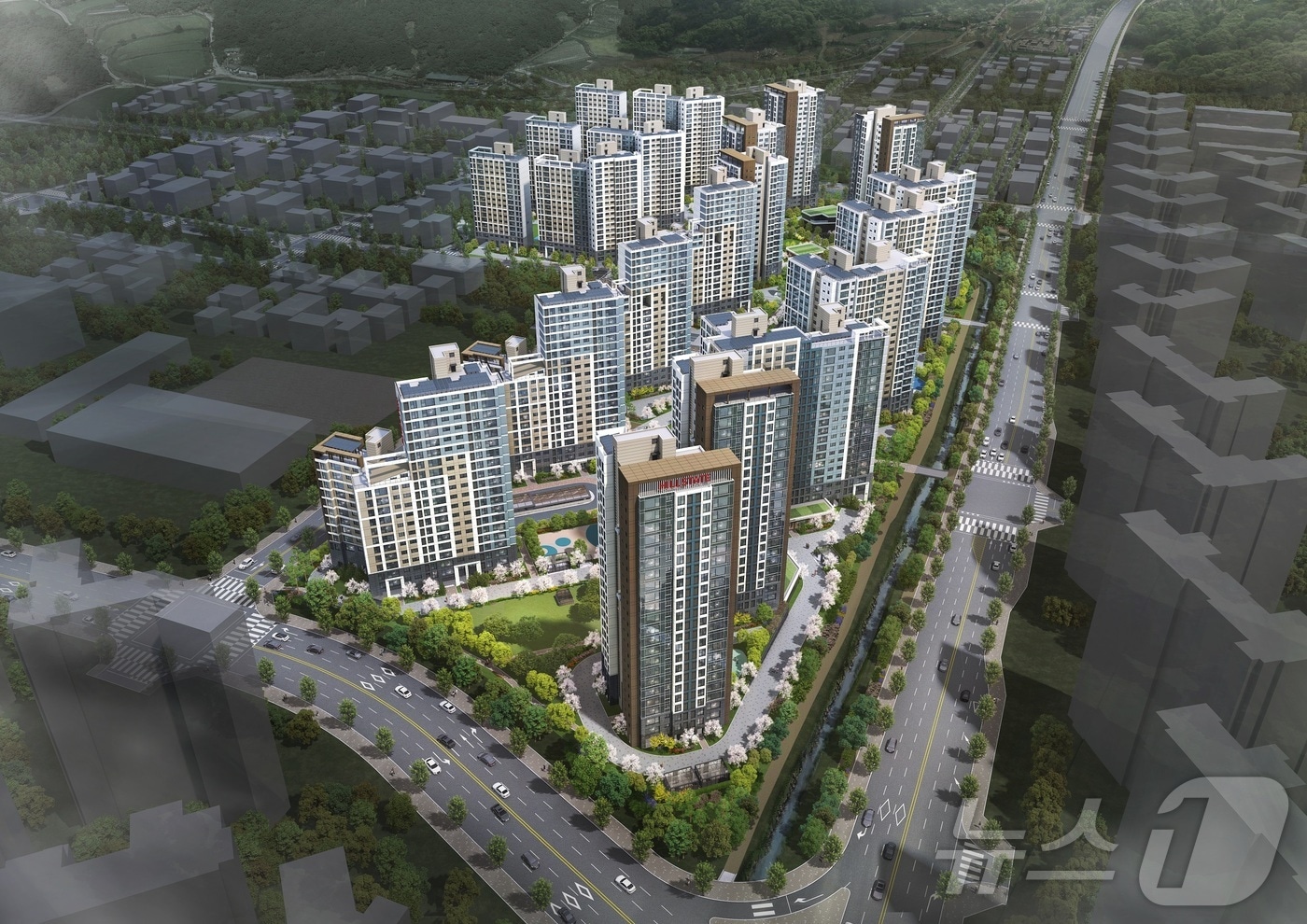 '힐스테이트 죽림더프라우드' 완판…여수 분양 단지 흥행 성공 - 뉴스1