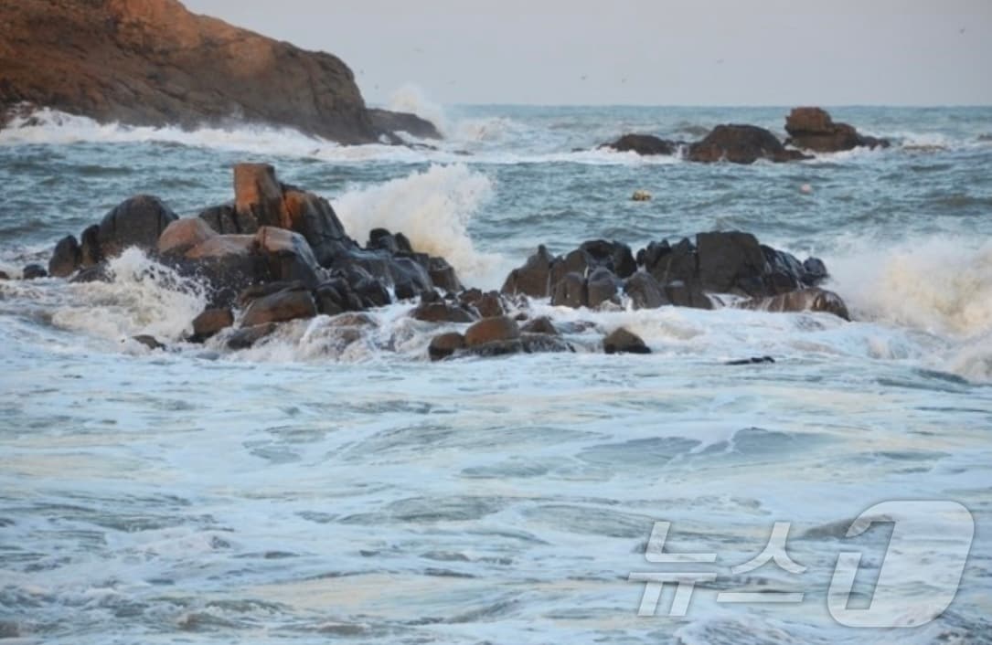 파도 사진.(울산해양경찰서 제공. 재판매 및 DB금지)/뉴스1