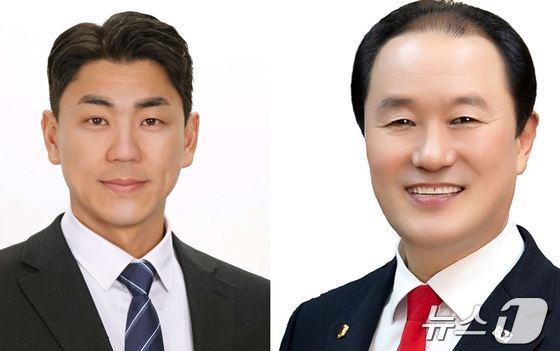 사진 왼쪽부터 더불어민주당 오현식, 국민의힘 윤재상 강화군인천시의원 후보 /뉴스1