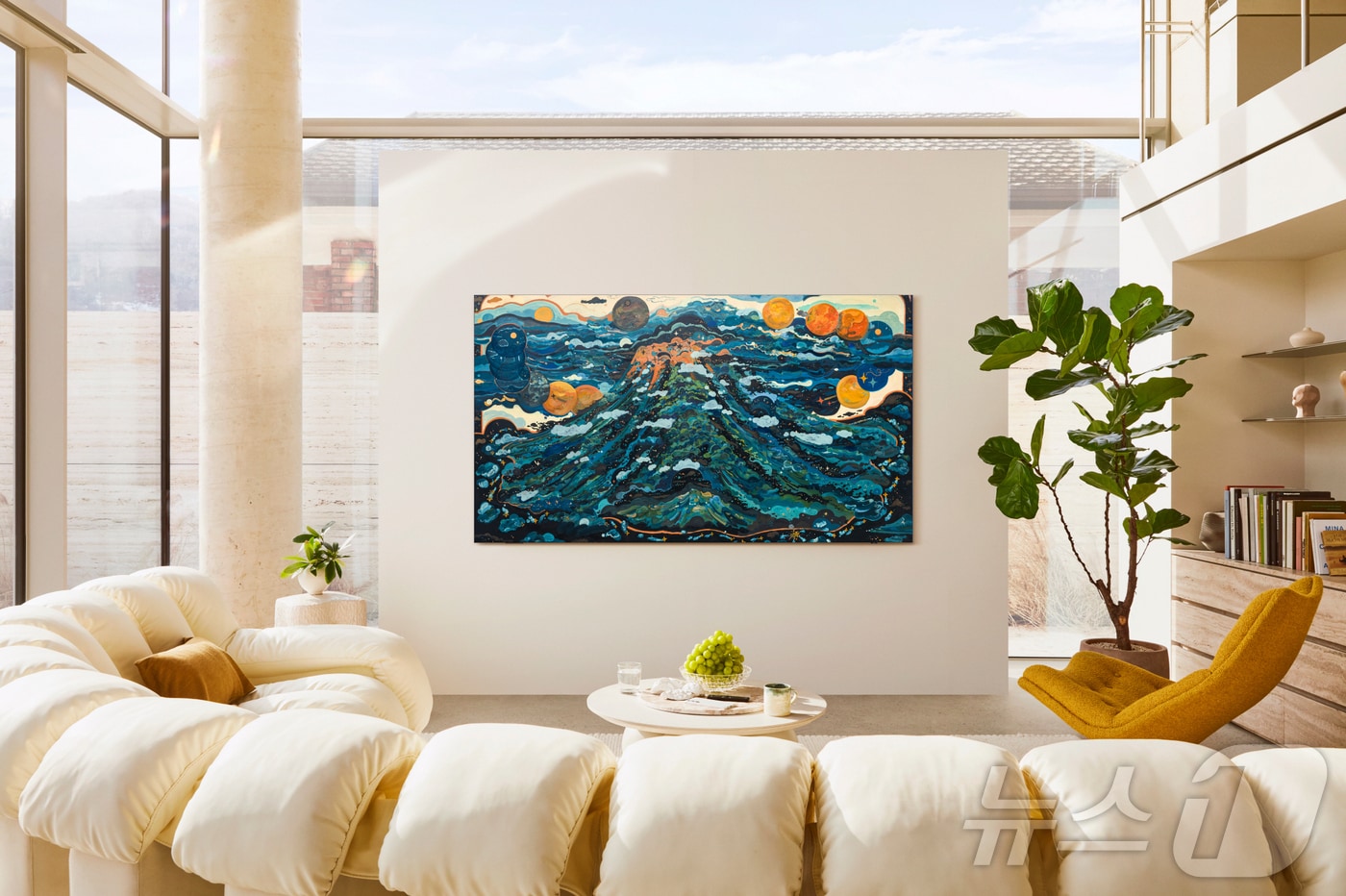 삼성전자 '삼성 아트 스토어'를 통해 즐길 수 있는 '아트 바젤 홍콩' 출품작 티코 리우(Ticko LIU)의 'Enduring as the universe' 이미지(삼성전자 제공)