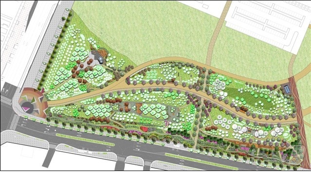 춘천 옛 캠프페이지 기후대응 도시숲 조감도.(춘천시 제공, 재판매 및 DB금지)