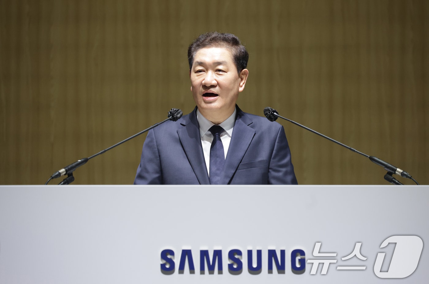 한종희 삼성전자 대표이사 부회장. &#40;공동취재&#41; 2025.3.19/뉴스1 ⓒ News1 김영운 기자