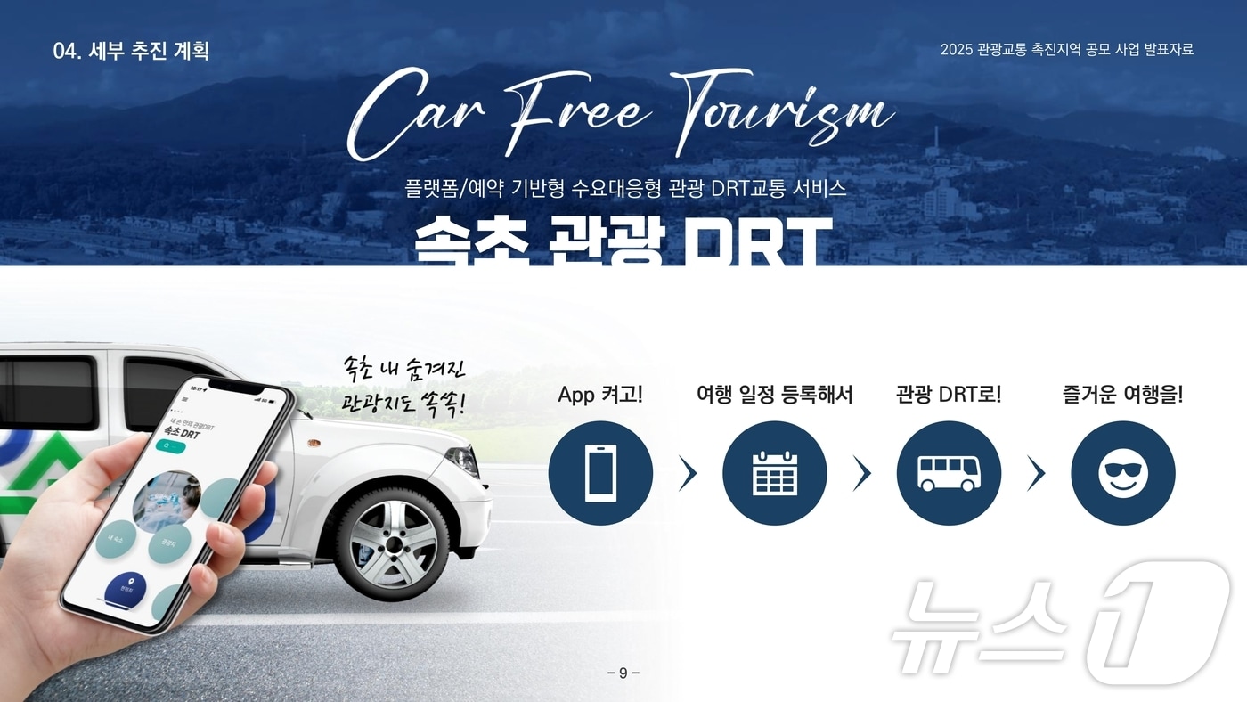 속초시 관광교통 촉진지역 공모사업 선정(속초시 제공, 재판매 및 DB 금지) 2025.3.19/뉴스1