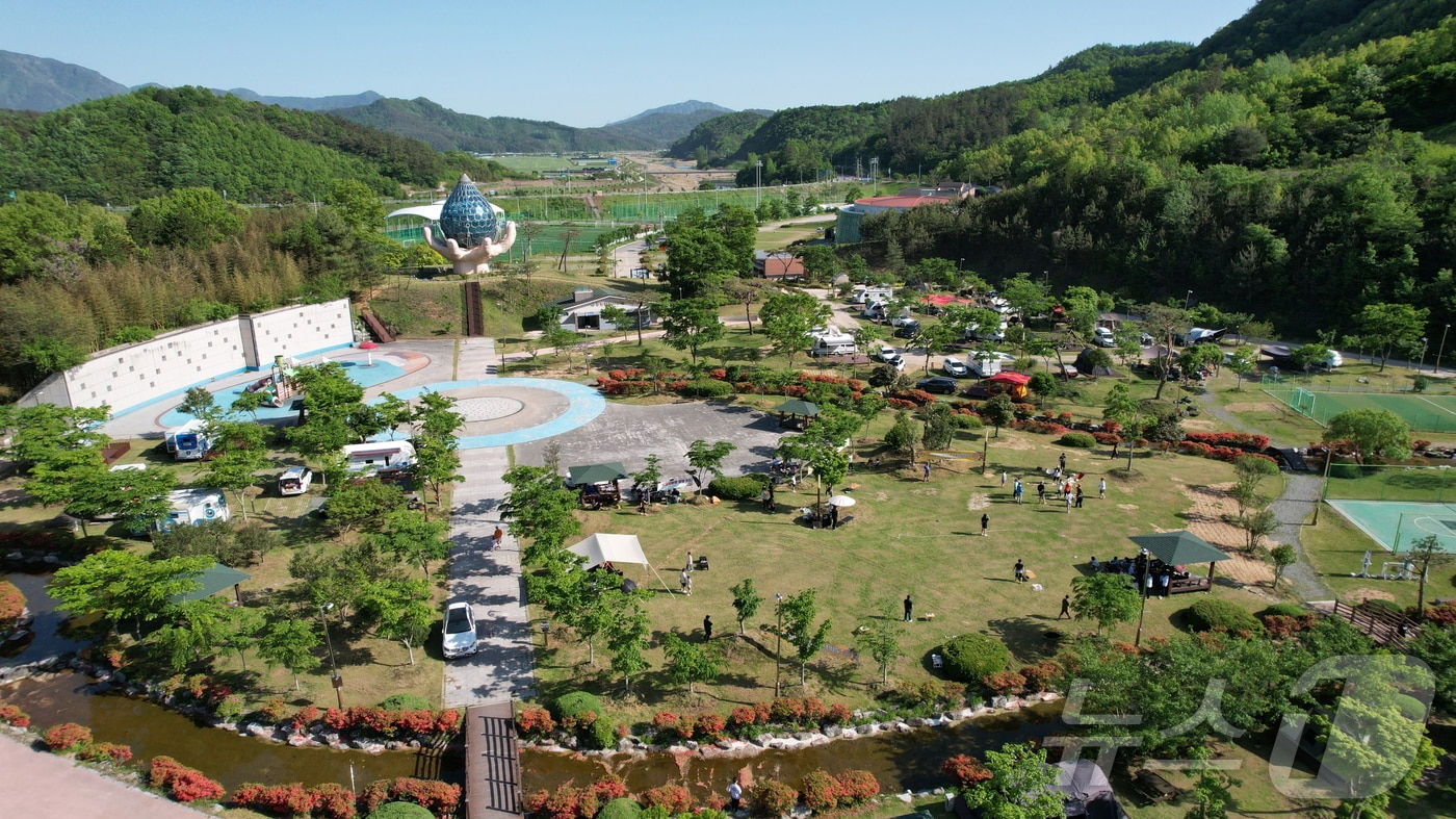 전남 장흥 심천 오토캠핑장.(장흥군 제공, 재배포 및 DB 금지) /뉴스1