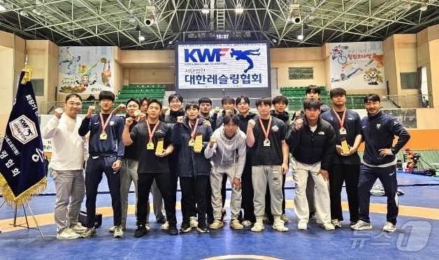 전주대학교 레슬링부.(전주대 제공)/뉴스1