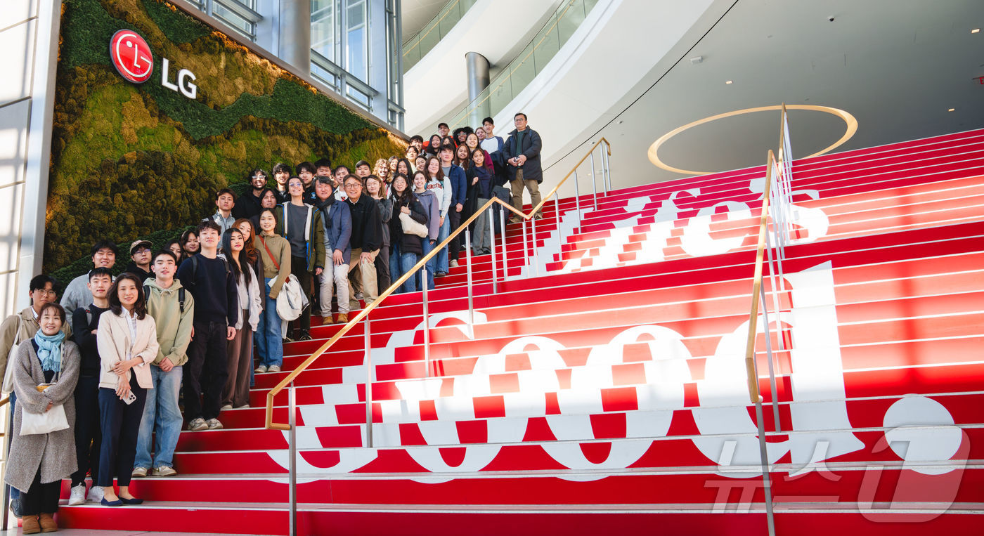 LG전자가 지북미법인 본사에 미국 프린스턴대 학생 50여 명을 초청해 &#39;LG College Day&#39;를 진행하고, LG전자의 혁신 기술을 소개했다고 밝혔다. &#40;LG전자 제공, 재판매 및 DB 금지&#41;