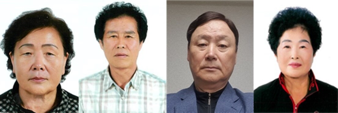 전북자치도 진안군 용담면 면민의장 수상자인 긴정희, 이충덕, 김오복, 김오목 씨.(사진 왼쪽부터)2025.3.24/뉴스1