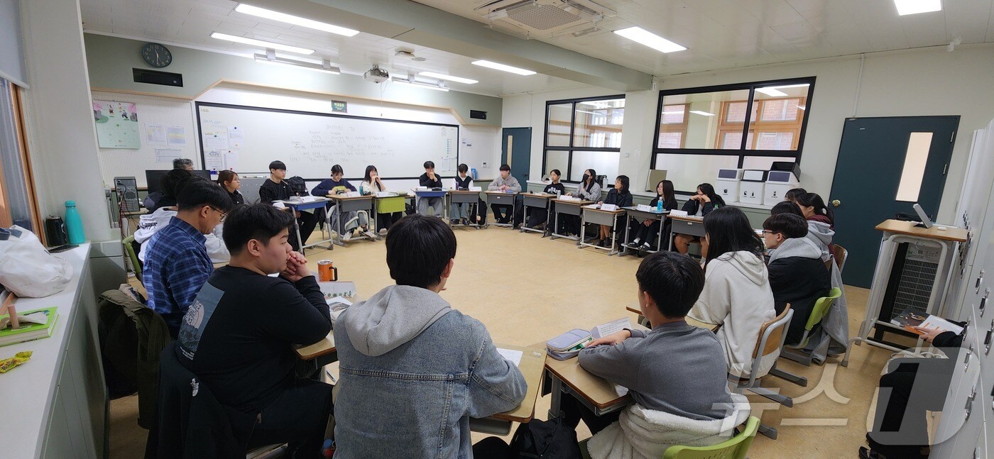 강원 화천고등학교, 신입생 대상 미국 세인트존스 대학 고전 명저 프로그램 도입.(화천고 제공, 재판매 및 DB금지)