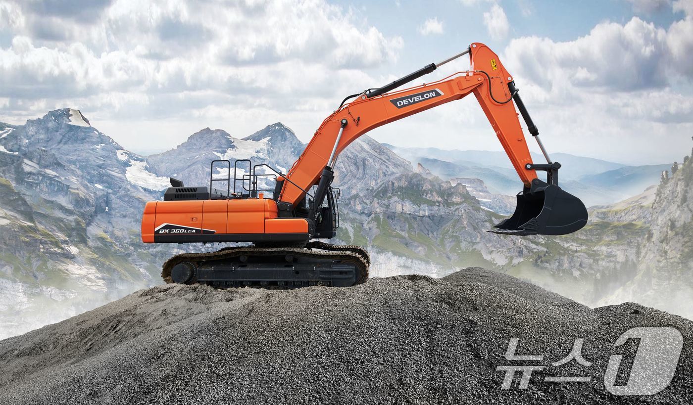 HD현대인프라코어가 에티오피아에서 수주한 36톤급 대형굴착기. (HD현대인프라코어 제공. 재판매 및 DB 금지)2025.3.25/뉴스1