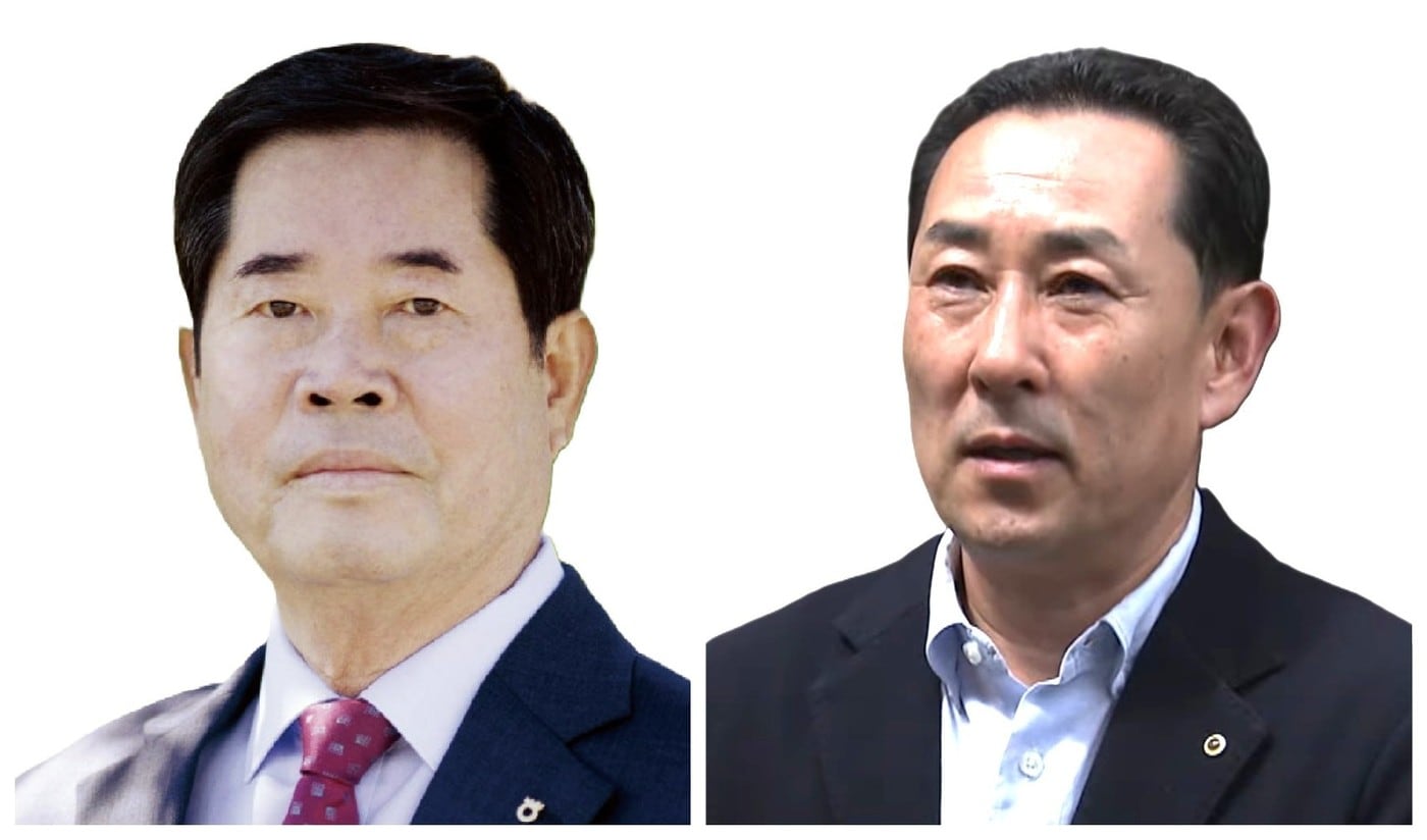 박성규, 유영오 후보.&#40;사진 왼쪽부터&#41;/뉴스1