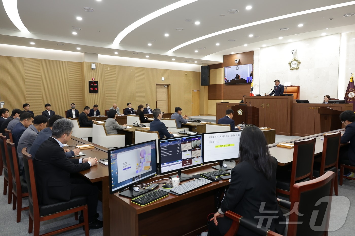 서천군의회 임시회 모습. (서천군의회 제공, 재판매 및 DB금지)/뉴스1