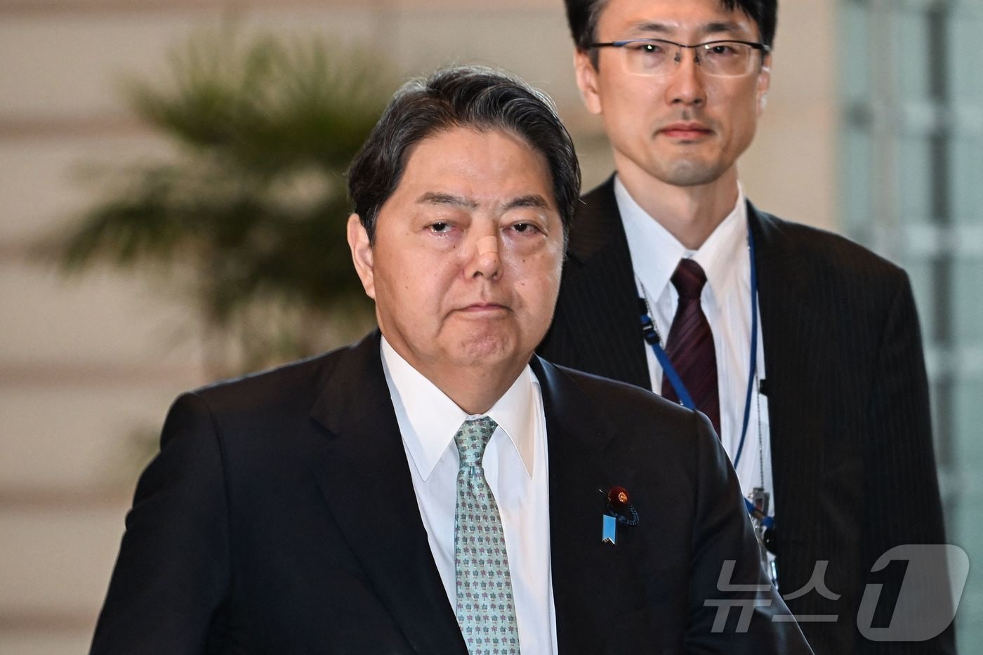 하야시 요시마사 일본 관방장관. ⓒ AFP=뉴스1