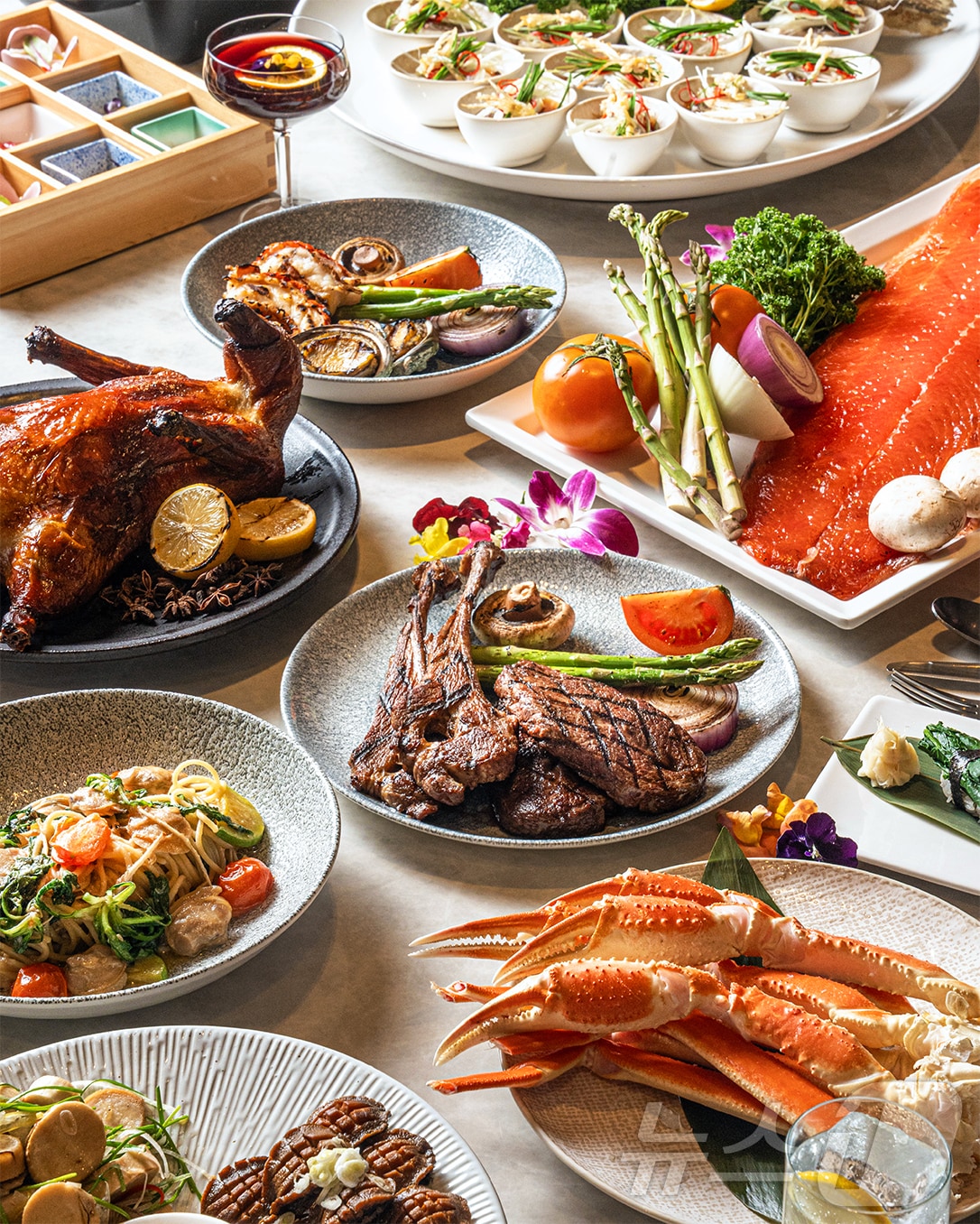 엠버퓨어힐 호텔 앤 리조트 제주 뷔페 '살레'.(엠버퓨어힐 호텔 앤 리조트 제주 제공)