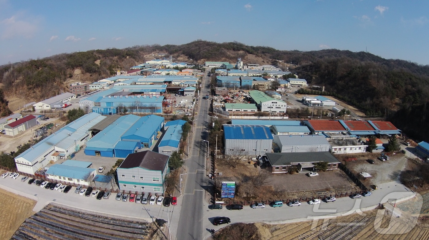 영주 장수농공단지 전경(영주시 제공. 재판매 및 DB금지)2025.3.5/뉴스1